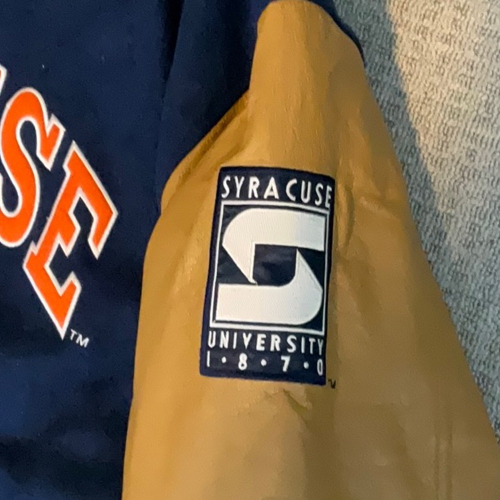 Amazing VINTAGE STARTER Syracuse Varsity Jacket - Picture 4 of 8
